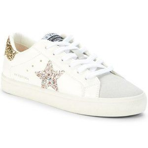 New Vintage Havana Cora White Multi Womens Leather Sneakers sz 8.5